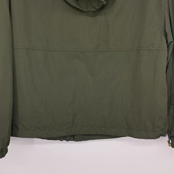 Old Navy Active Windbreaker Jacket Green Hooded Zip Front Utility - Picture 10 of 10